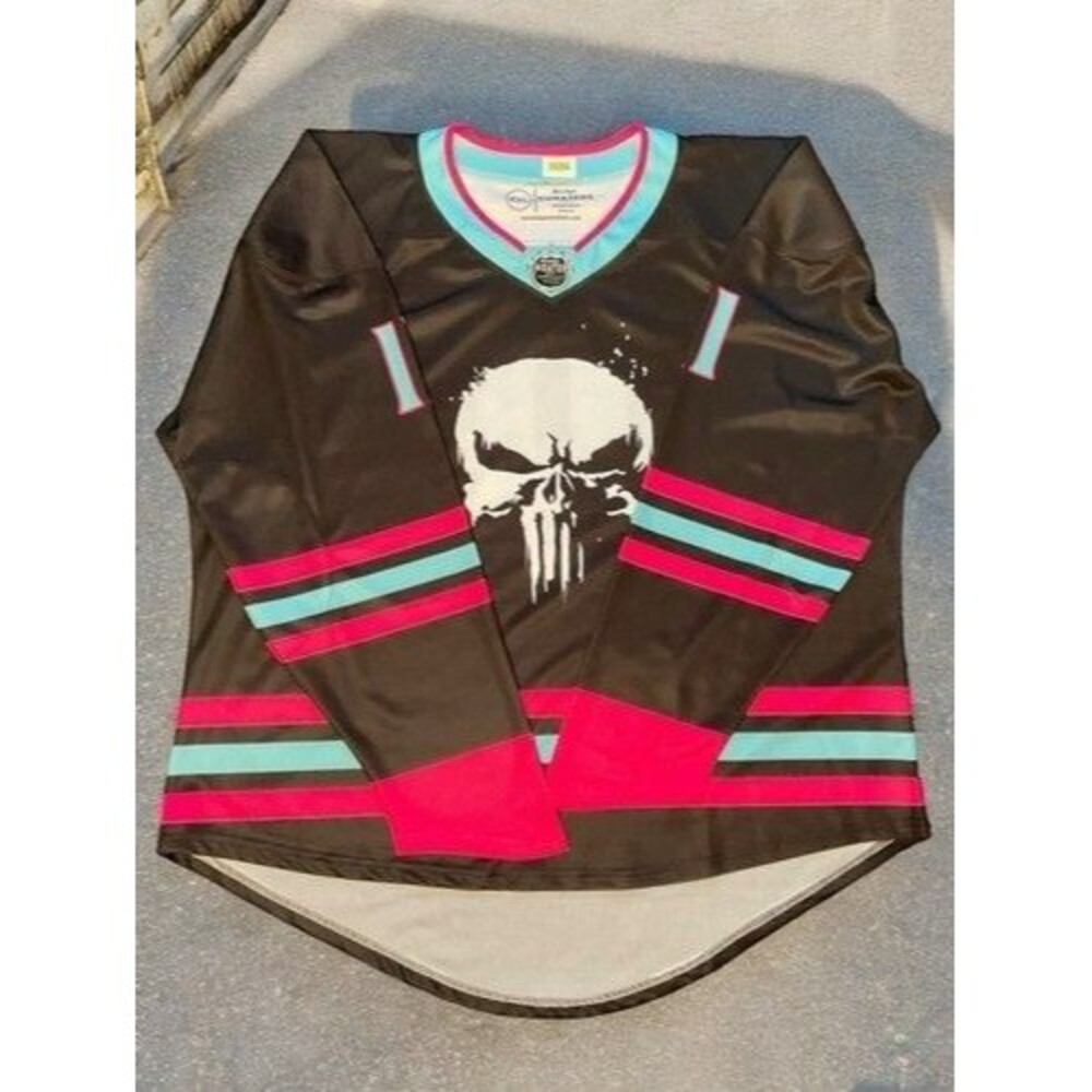 NWOT League Sweaters Tahti 11 Long Sleeve Hockey Jersey Shirt Men Size 4XL Brown